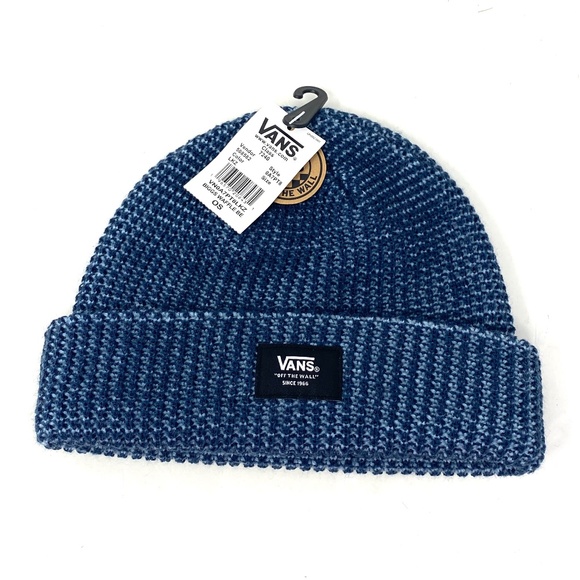 Vans Other - VANS Kids Biggs Waffle Blue Beanie Knit Hat One Size VN0A7PT8LKZ